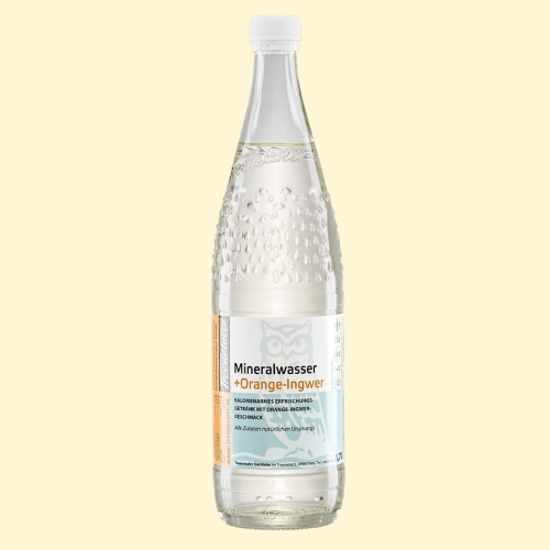 Mineralwasser Orange-Ingwer